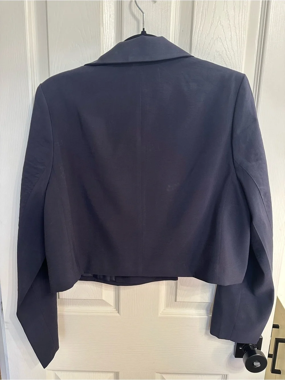Deluc Catarina Cropped Navy Double-Breasted Blazer w/Matching Shorts Size M